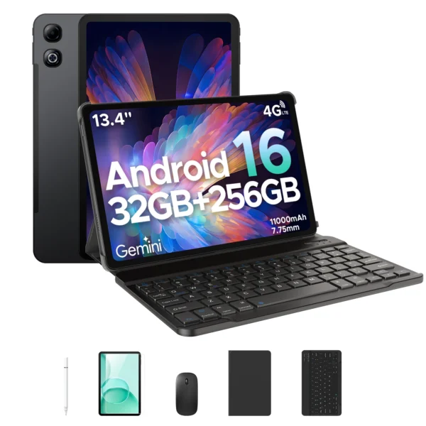 A0b95e2204dd349bcbadb8ff779c1ee318.webp DOOGEE Tab G6 Max Tablet Android 16 32GB+256GGB 13.4'' 90Hz Display 11000mAh Battery 7.7mm Ultra-thin UNISOC T7280 Widevine L1