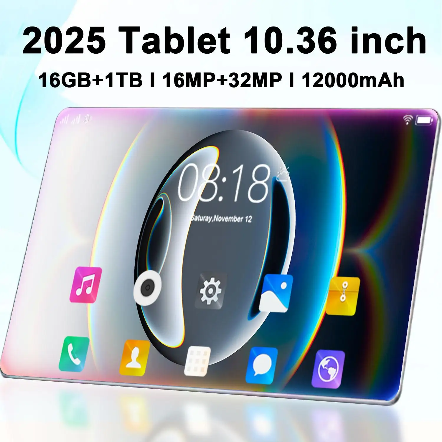 A22e8b1a1bfdf48c9bed223dd18fccc31L.webp 2025 5G New Tablet Android 10.36inch 16GB RAM 1TB ROM Tablets PC 12000mAh 10-core Android 13.0 16MP 32MP WIFI Bluetooth Network