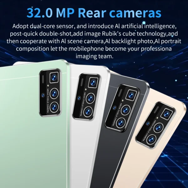 A28c9b772ed534fcfb4f20302929f691fA.webp 2025 New 10.36Inch Original Tablet 16GB Ram 1TB Rom Android13.0 Dual SIM 10 Core 12000mAh Bluetooth WIFI 5G Network Tablet PC