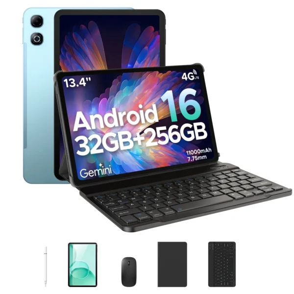 A720b23ffaa3c4ba0abf0552e159212ad4.webp DOOGEE Tab G6 Max Tablet Android 16 32GB+256GGB 13.4'' 90Hz Display 11000mAh Battery 7.7mm Ultra-thin UNISOC T7280 Widevine L1