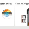 Aa10e1a9f41db4ffb92959e21ce25faae5.webp DOOGEE Blade20 Turbo 5G Rugged Phone Gemini Al 6.6'' Screen 10300mAh Battery 8GB 256GB 50MP Camera Android 15 NFC Mobile Phone