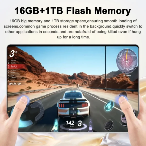Aa49fa743538f4197994fd867995c7696E.webp 2025 5G New Tablet Android 10.36inch 16GB RAM 1TB ROM Tablets PC 12000mAh 10-core Android 13.0 16MP 32MP WIFI Bluetooth Network