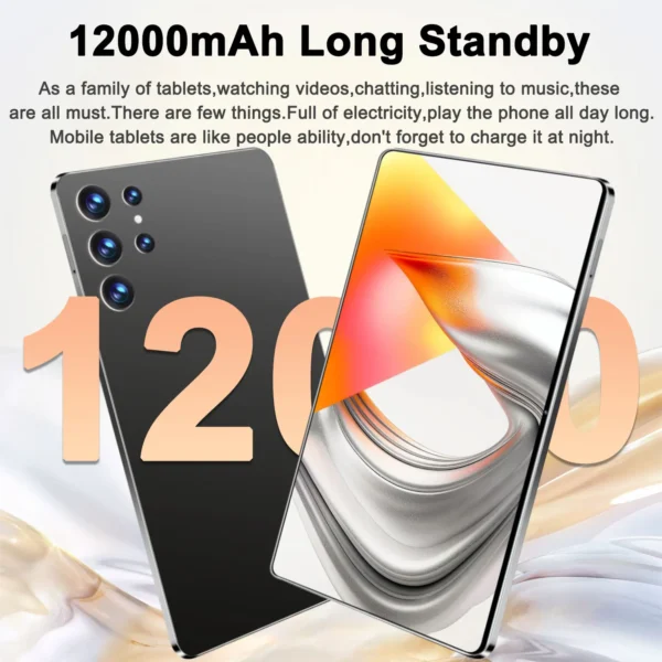 Ab3ecc805af94449bbc71a88052165dc55.webp 2025 5G New Tablet Android 10.36inch 16GB RAM 1TB ROM Tablets PC 12000mAh 10-core Android 13.0 16MP 32MP WIFI Bluetooth Network