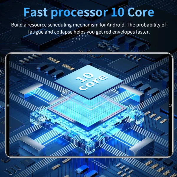 Abd0b0c58bbdd48cc848d8d14104b71cae.webp 2025 New 10.36Inch Original Tablet 16GB Ram 1TB Rom Android13.0 Dual SIM 10 Core 12000mAh Bluetooth WIFI 5G Network Tablet PC