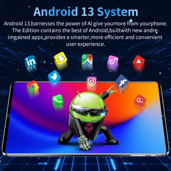 Acea3007601944217836d4ccec3693ce2u.webp 2025 New 10.36Inch Original Tablet 16GB Ram 1TB Rom Android13.0 Dual SIM 10 Core 12000mAh Bluetooth WIFI 5G Network Tablet PC