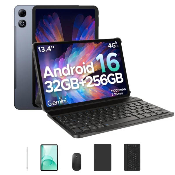 Ae8b246c25be64d91bdc62f6a1f87b4f8N.webp DOOGEE Tab G6 Max Tablet Android 16 32GB+256GGB 13.4'' 90Hz Display 11000mAh Battery 7.7mm Ultra-thin UNISOC T7280 Widevine L1