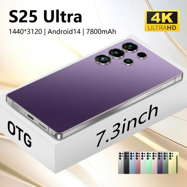 22G+2TB Discounted Price New Arrival Original S25 Ultra 5G Smartphone Android Dual SIM LTE HD Screen Deca Core Global Version