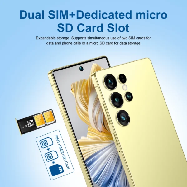 H252c18bb75ea43c18bbfc881f3c59aaca.webp Hot Selling 5G Global Big Screen S25 Ultra 16+1TB Android 14 Smartphone 7.3 Inch S-pen Telephone S25 Ultra Mobile Phones