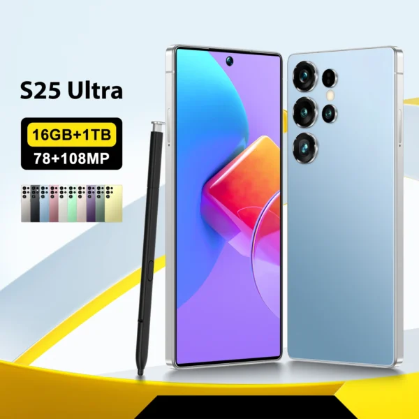OEM S25 Ultra 5G Smartphone 16GB+1TB Dual SIM HD Screen US Local Stock