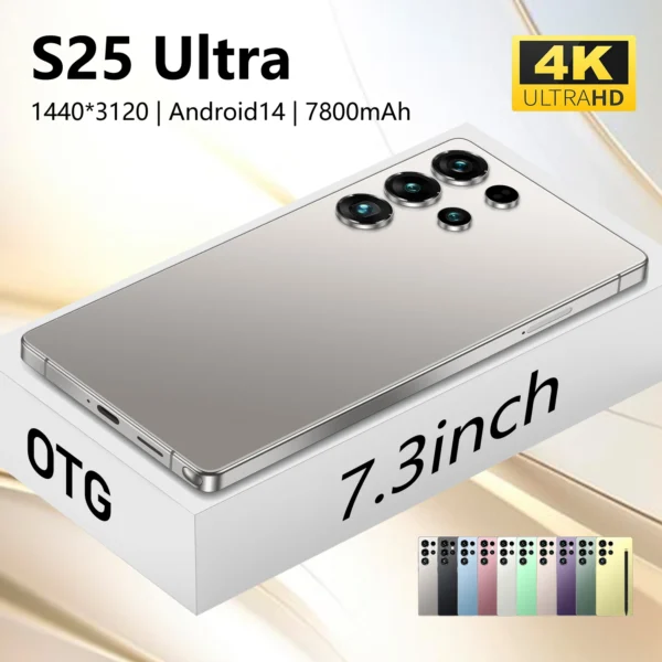 H7185d536c8c6413888f200138b24b04db.webp 22G+2TB Factory Price 2025 NEW S25 Ultra Smartphone HD Screen Unlocked Phones Dual-SIMdual-standby Global 5G Cell Phones