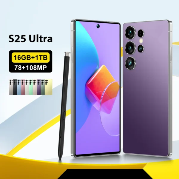H74eeafb0ed33495db6e98e3856b6d14bQ.webp 22G+2TB Factory Price 2025 NEW S25 Ultra Smartphone HD Screen Unlocked Phones Dual-SIMdual-standby Global 5G Cell Phones