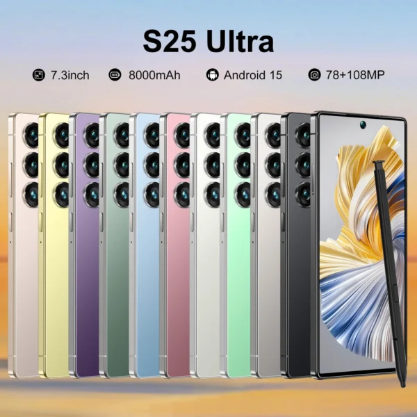 H7ecb0d1a4d654b0faefe5e111a17d223E-1.webp 22GB+2TB Large Memory S25 Ultra Smartphones Best Selling Android 15 Cell Phone Cheap 7.3 Inch S25 ultra Smart Mobile Phone