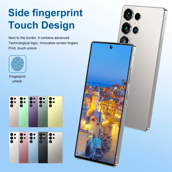 H82b903abc5bf4153913df7f73f3acb48Q.webp Hot Selling 5G Global Big Screen S25 Ultra 16+1TB Android 14 Smartphone 7.3 Inch S-pen Telephone S25 Ultra Mobile Phones