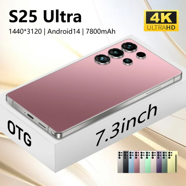 OEM S25 Ultra 5G Smartphone 16GB+1TB Dual SIM HD Screen US Local Stock
