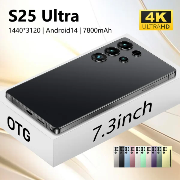 22G+2TB Discounted Price New Arrival Original S25 Ultra 5G Smartphone Android Dual SIM LTE HD Screen Deca Core Global Version