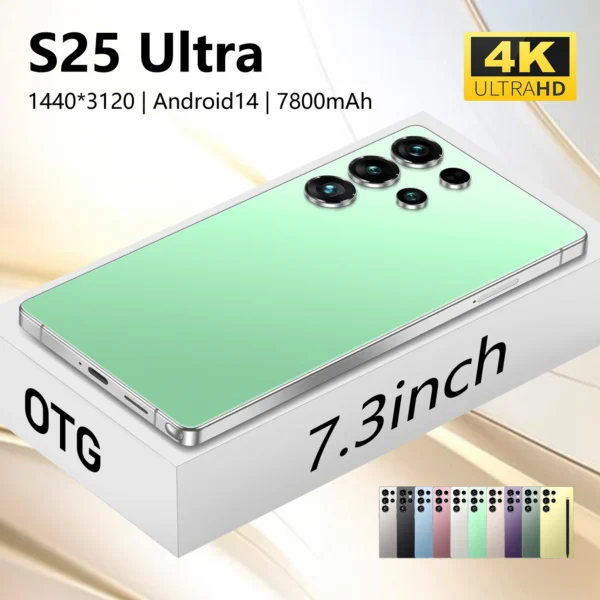 OEM S25 Ultra 5G Smartphone 16GB+1TB Dual SIM HD Screen US Local Stock
