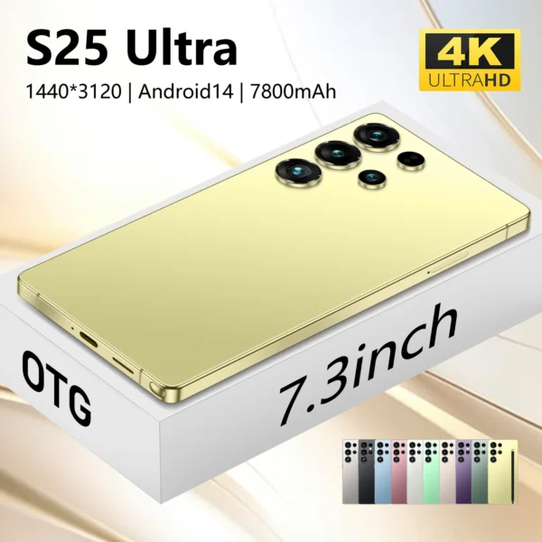 OEM S25 Ultra 5G Smartphone 16GB+1TB Dual SIM HD Screen US Local Stock
