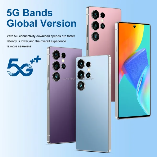 Original S25 Ultra Smartphones 16GB+1TB 5G Dual SIM Mobile Phone 108MP Rear Camera HD 144Hz Decacore LTE Cellular Compatibility