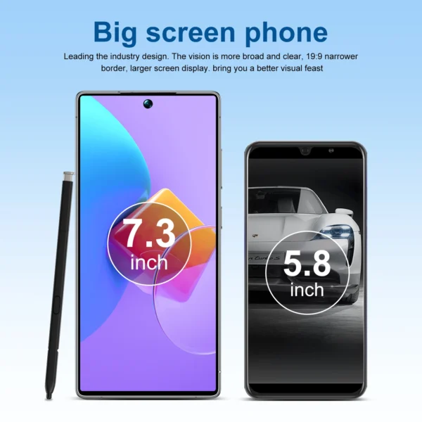 Hcb516098f1c44fd981505528734ccee3M.webp Hot Selling 5G Global Big Screen S25 Ultra 16+1TB Android 14 Smartphone 7.3 Inch S-pen Telephone S25 Ultra Mobile Phones