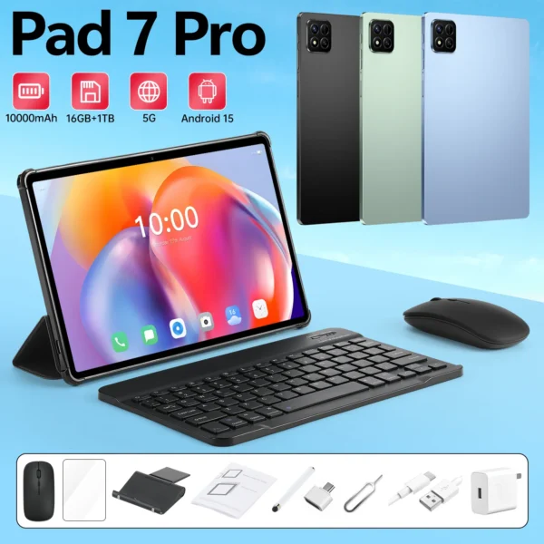 Hd4139c2e85ad42abb326af2e297f955bR.webp Top Seller Pad 7 Pro Tablet Pc 10.1-inchHD Cool Tablet for Education Ultra-High Clarity Screen and Substantial Power Reserve