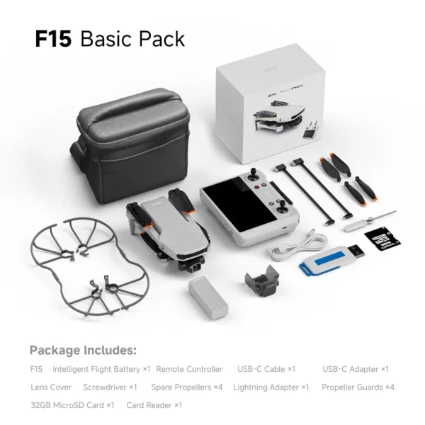 New F15 Drone 3-Axis Dual Camera 2km Professional Long Distance Brushless Motor With Obstacle Avoidance GPS 5G WIFI Rc Dron