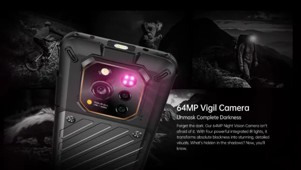 RugOne Xever 7 5G Rugged Phone Android 15 Smartphone 512GB ROM 12+12GB RAM 6.67" 120Hz AMOLED NFC 5500mAh Swappable Battery