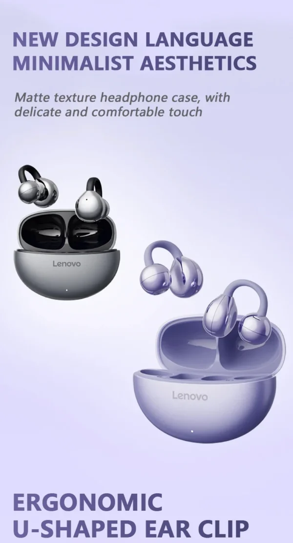 Lenovo TA410 Wireless Bluetooth 5.4 Earphones TWS Panoramic Sound Effects Ultra Long Battry Life Headphones Comfortable To Wear