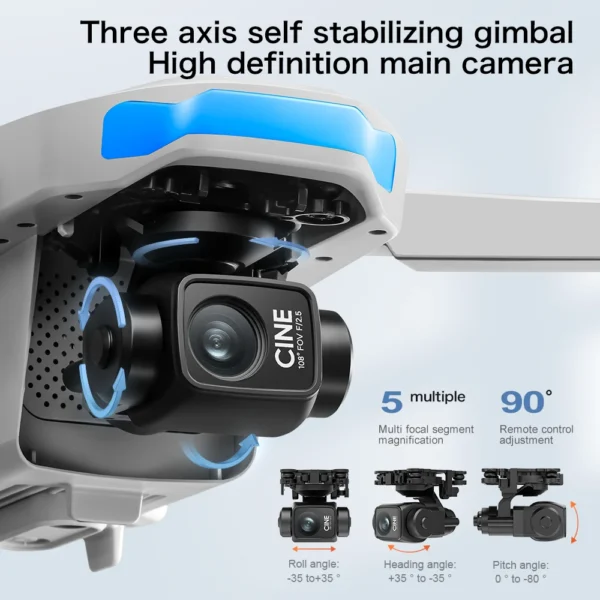 S047960fff07f497d98a78a097867e79bM.webp 2025 S-X1 GPS Pro Drone - 8K HD Camera with 3-Axis Anti-Shake Gimbal & EIS, 5G Screen Control Brushless Quadcopter RC Toy Gift