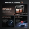 2025 NEW D5 Drones 4K HD Professional Remote Control Helicopter Plane RC Dron With Screen obstacle avoidance FPV Quadcopter Toys
