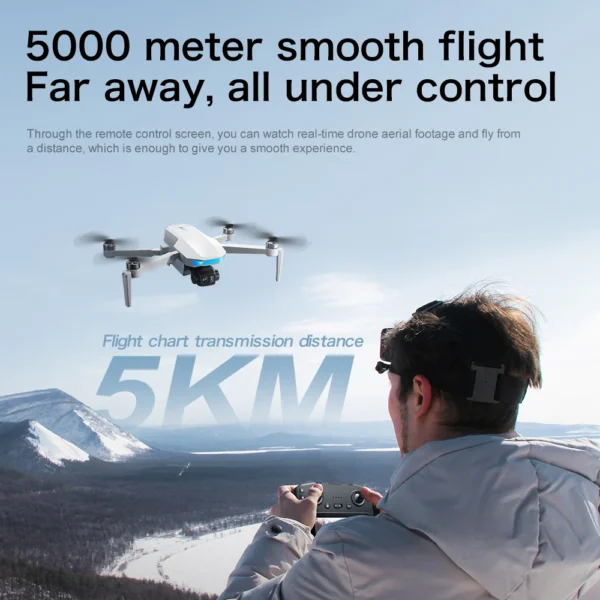 S087de6b16a584f36b5330716fbad00d5w.webp 2025 S-X1 GPS Pro Drone - 8K HD Camera with 3-Axis Anti-Shake Gimbal & EIS, 5G Screen Control Brushless Quadcopter RC Toy Gift