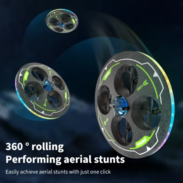 S095975faed484d1193ce6db24ea9c626o.webp Drone with Camera Foam UAV Ufo Intelligent Obstacle Avoidance Aerial Aircraft Mini RC Helicopter Dron Toys for Kids Christmas