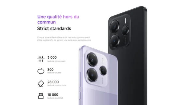 S0a9fcc98cf914198b7769049fca22953j.webp Xiaomi Redmi Note 14 5G, NFC, smartphone, MediaTek Dimensity 7025-Ultra, screen AMOLED, inches, 120Hz, Al 108 MP camera system with OlS,Charger Not Included