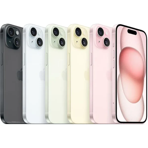 Refurborne phone Apple iPhone 15 128/GB ROM 6.1 'Original Super Retina OLED 6GB RAM Face ID Mobile Phone excellent condition