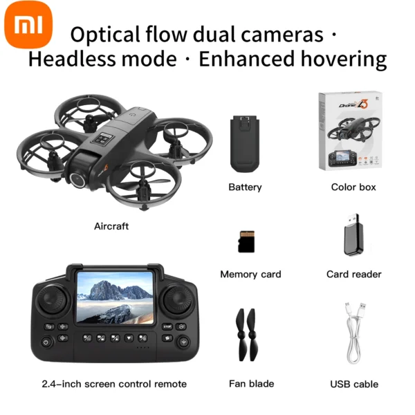 S141a2a7c12ba4dcab1c25eb63c06120ce.webp Xiaomi YT3 Drone 8K 5G GPS Professional HD Aerial Photography Remote Control Aircraft HD Dual Camera Quadcopter Toy 2025 NEW