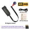 S15b00acc5b1e404ea94d27875f78514dy.webp 4KHD mini WiFi camera with remote viewing, mobile detection and other functions, home DIY nanny style wireless HD camera