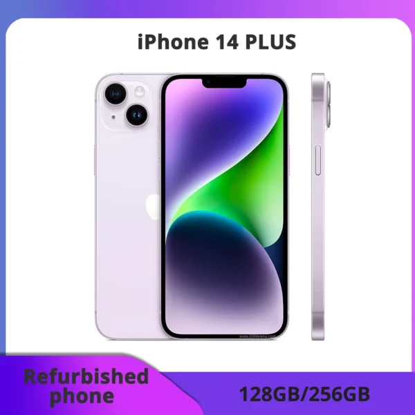 S18f93abfc7974982aa3a0c0066424ea2z.webp Refurbished phone iPhone 14 Plus 5G 128/GB ROM 6GB RAM "Genuine Super Retina Ole Face ID excellent condition