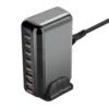 600W Gan Fast Charge 3.0 USB Type C Charger 8-Port 5C3A PD Mobile Tablet Fast Charger for Phone Convenient Carry
