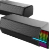 Redragon GS511 Wireless RGB Desktop Speakers, 2.0 PC Gaming Soundbar, RGB Backlight & All-in-one Control, USB Powered