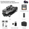 S1e885e4864d5487495c0b15f356db61cc.webp 2025 New Drone with Flodable Screen Control Dual ESC 4K HD Camera 30mins Flight 5G Wifi GPS Return Optical Flow Brushless RC Toy