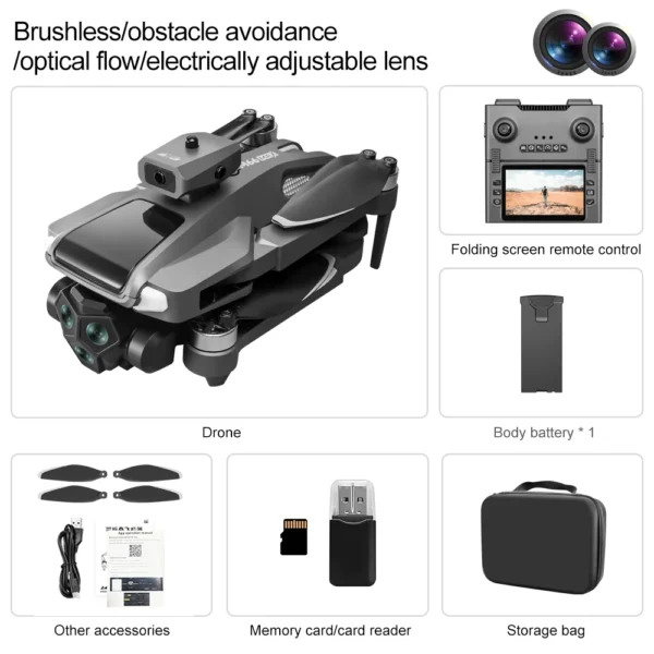 S1e885e4864d5487495c0b15f356db61cc.webp 2025 New Drone with Flodable Screen Control Dual ESC 4K HD Camera 30mins Flight 5G Wifi GPS Return Optical Flow Brushless RC Toy