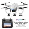 S203ebab504da4aea904d5ef2924908214.webp 2025 S-X1 GPS Pro Drone - 8K HD Camera with 3-Axis Anti-Shake Gimbal & EIS, 5G Screen Control Brushless Quadcopter RC Toy Gift