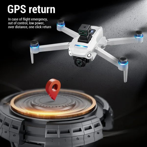 S206227ddc410445b892d1bc8c3e5f47cy.webp Drone Dual Camera APP Control LCD Display Remote Control Intelligent Obstacle Avoidance WIFI 5G RC Quadcopter