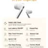 QCY MeloBuds Pro Adaptive Hybrid Active Noise Cancelling Wireless Earbuds 46dB Bluetooth 5.3 LDAC Hi-Res Audio 34H Earphones