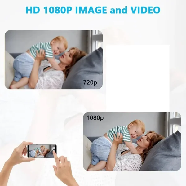 S229ccca4b31940e2af9a55678b42faf13.webp Tuya Smart Mini Camera Full HD 1080P Wireless 2.4G Wifi DIY Camera Remote Viewing Automatic Alarm Home Office Security Camera