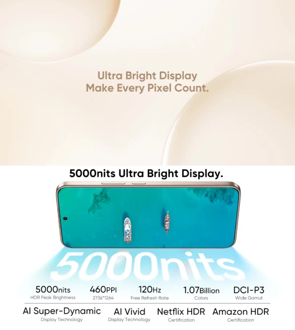 S22b9387224834dde98811bc97a874a2bk.webp Original HONOR 400 Global Version 5G Smartphone 6.55" 120Hz AMOLED Display Snapdragon 7 Gen 3 200MP 6000mAh 80W SuperCharge NFC