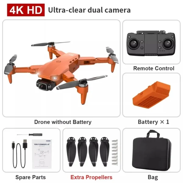 S22bca26080be466fa11e18223233d38cu-3.webp Drone L900 Pro 4K Professional 5G GPS HD Dual Camera Photography Brushless Foldable Quadcopter RC Distance 1.2KM Drones Toys
