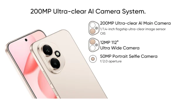 S278cf4155662439cb923b301e2940a49z.webp Original HONOR 400 Global Version 5G Smartphone 6.55" 120Hz AMOLED Display Snapdragon 7 Gen 3 200MP 6000mAh 80W SuperCharge NFC