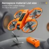 S27c1a916d4a94387ade2622f6bcb3f4bD.webp S156 Dual-Camera All-Around Drone with Large Screen Control, 4.5-inch Display, Smart Obstacle Avoidance, Full-Enclosure Design,