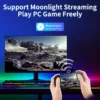 S285650e864a34713ba09dc52744db349J.webp ANBERNIC RG40XX H Handheld Game Console 4'' Screen Linux System Joystick RGB Lighting Effect RG40XXH Video Player Trimui Console