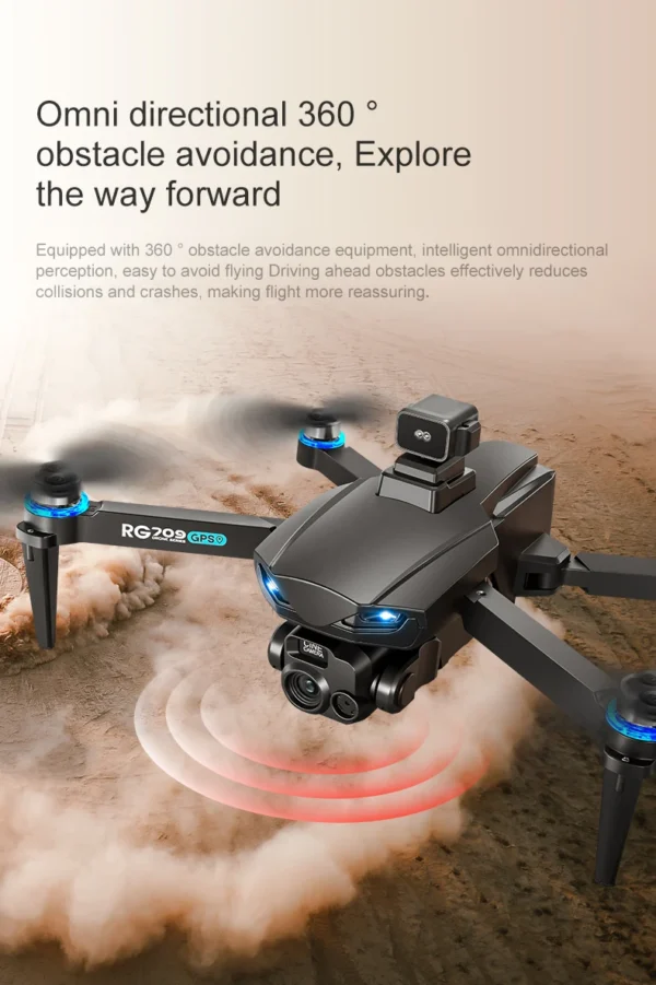 Drone Professional GPS 8K HD Dual Camera RC Drones with Screen 5G WIFI Image Transmission FPV Aerial UAV Obstacle Avoidance Dron